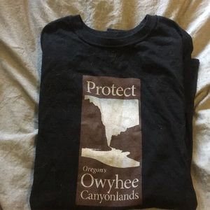 Men's Patagonia long sleeved Oregon Owyhee t-shirt